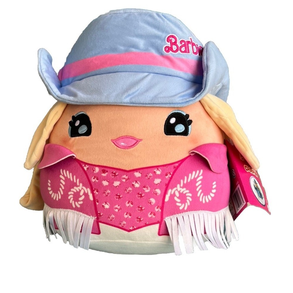 NWT Barbie Cuutopia Country Western Cowgirl Squishmallow Plush Collectible Gift